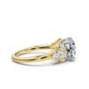 925 Sterling Silver Round Shape Diamond Engagement Ring - Image 4