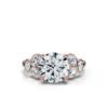 925 Sterling Silver Round Shape Diamond Engagement Ring - Image 6