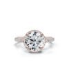 Engagement ring with super cut premium CZ centre stone and excellent brilliance