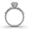 925 Sterling Silver Round Shape Diamond Ring - Image 9