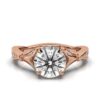 925 Sterling Silver Round Shape Diamond Ring - Image 7