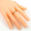 925 Sterling Silver Ruby and Diamond Eternity Band - Image 4