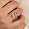 925 Sterling Silver Ruby and Diamond Ring - Image 5