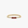 925 Sterling Silver Ruby and Diamond Ring - Image 7