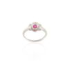 925 Sterling Silver Ruby and Diamond Statement Ring - Image 4
