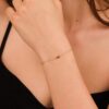925 Sterling Silver Ruby Birthstone Bracelet - Image 4