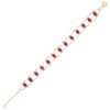 925 Sterling Silver Ruby Bracelet - Image 3