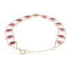 925 Sterling Silver Ruby Bracelet - Image 4