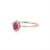 925 Sterling Silver Ruby & Diamond Anniversary Ring - Image 3