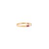 925 Sterling Silver Ruby Diamond Band Ring - Image 7