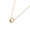 925 Sterling Silver Ruby Diamond Necklace - Image 2