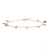 925 Sterling Silver Ruby Emerald & Blue Sapphire Bracelet - Image 3