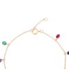 925 Sterling Silver Ruby Emerald & Blue Sapphire Bracelet - Image 4