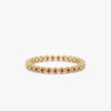 925 Sterling Silver Ruby Eternity Band