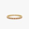 925 Sterling Silver Ruby Eternity Band - Image 3