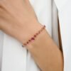 925 Sterling Silver Ruby Gemstone Unique Bracelet - Image 2