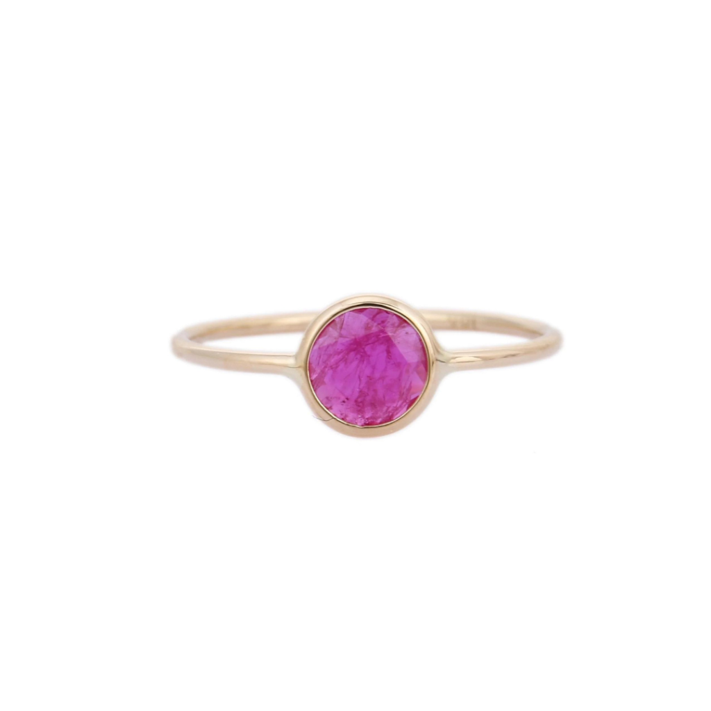 925 Sterling Silver Ruby Ring