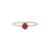 925 Sterling Silver Ruby Ring