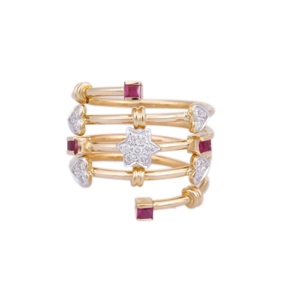925 Sterling Silver Ruby Ring