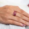 925 Sterling Silver Ruby Ring - Image 2