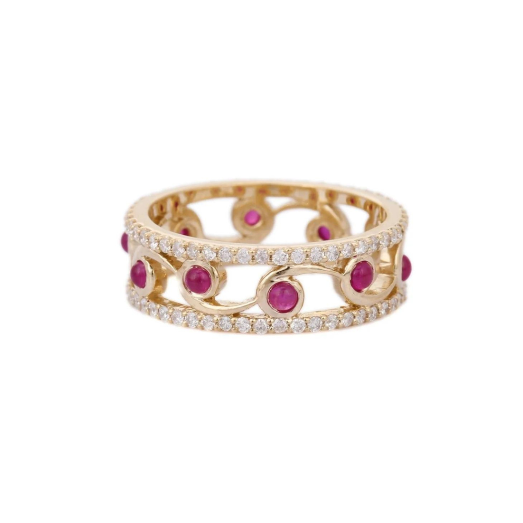 925 Sterling Silver Ruby Ring