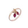 925 Sterling Silver Ruby Ring - Image 3