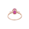 925 Sterling Silver Ruby Ring - Image 4