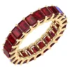 925 Sterling Silver Ruby Solitaire Band - Image 2