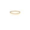 Stackable ring with seventeen round ruby CZ stones in bezel settings