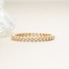 925 Sterling Silver Salt and Pepper Diamond Eternity Ring - Image 3