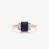925 sterling silver ring with thick gold plating and a slim band