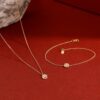 925 Sterling Silver Sapphire Diamond Happy Face Bracelet - Image 2