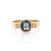 925 Sterling Silver Sapphire & Diamond Wedding Ring
