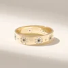 925 Sterling Silver Sapphire Flower Band - Image 2