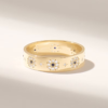 925 Sterling Silver Sapphire Flower Band - Image 5
