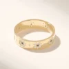 925 Sterling Silver Sapphire Flower Band - Image 7