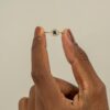 925 Sterling Silver Sapphire & Pave- Diamond Evil Eye Ring - Image 5