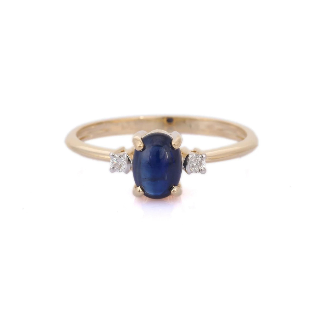 925 Sterling Silver Sapphire Ring