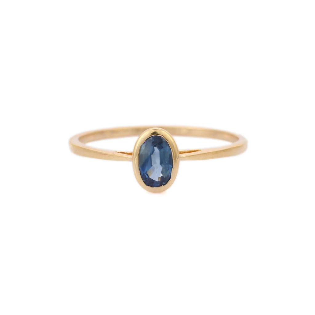 925 Sterling Silver Sapphire Ring