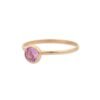 Ring with thick gold plating and a polished finish