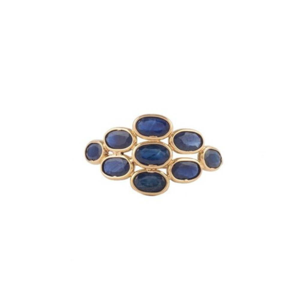 925 Sterling Silver Sapphire Ring