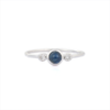925 Sterling Silver Sapphire Ring