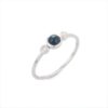 925 Sterling Silver Sapphire Ring - Image 2