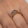 925 Sterling Silver Sapphire Ring - Image 4