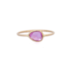925 Sterling Silver Sapphire Ring with a simple solitaire design
