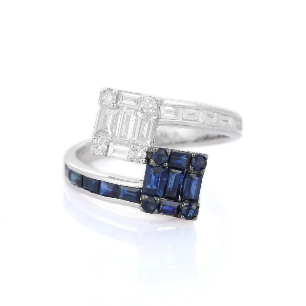 925 Sterling Silver Sapphire Ring