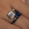 925 Sterling Silver Sapphire Ring - Image 2