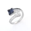 925 Sterling Silver Sapphire Ring - Image 3