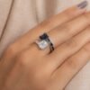 925 Sterling Silver Sapphire Ring - Image 6