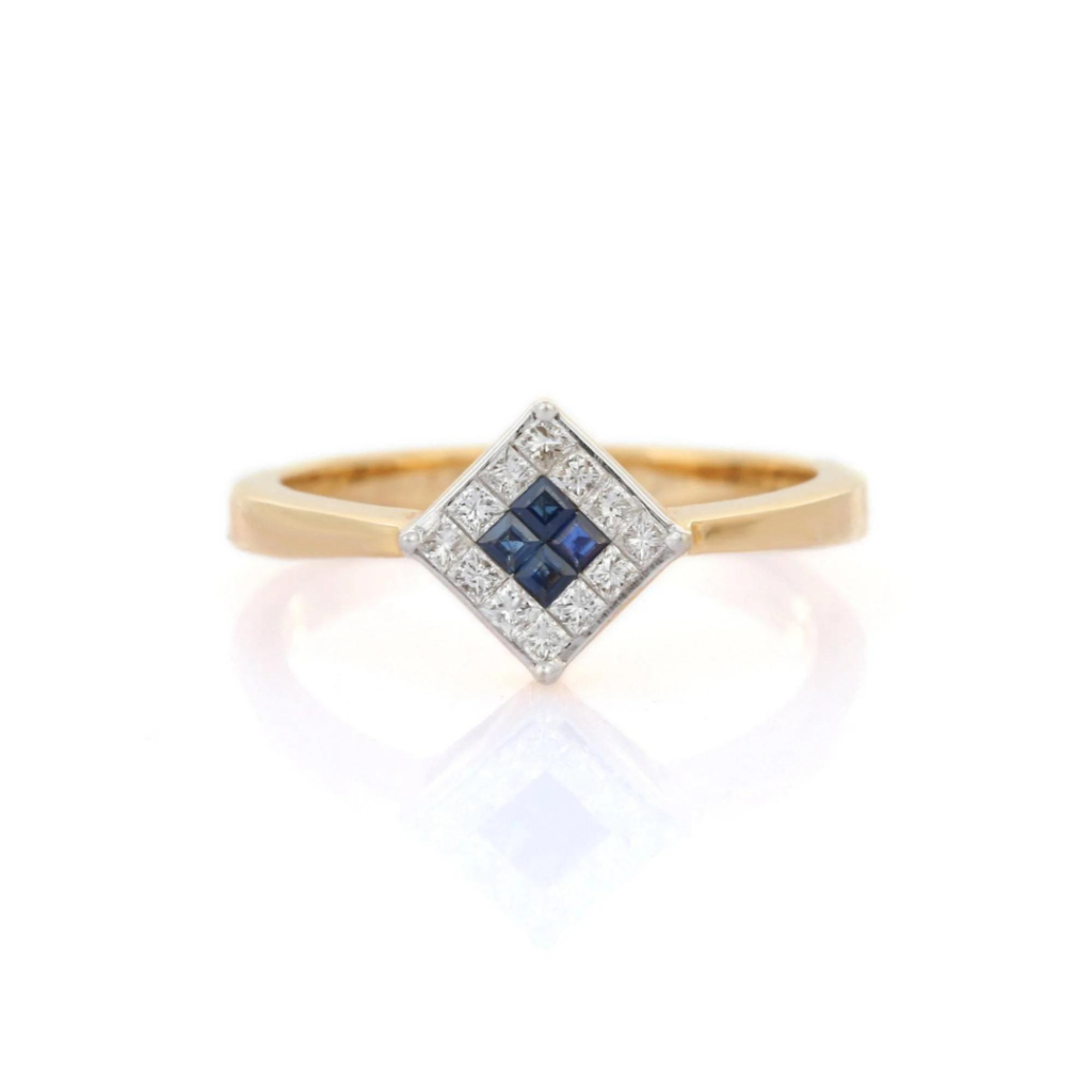 925 Sterling Silver Sapphire Ring